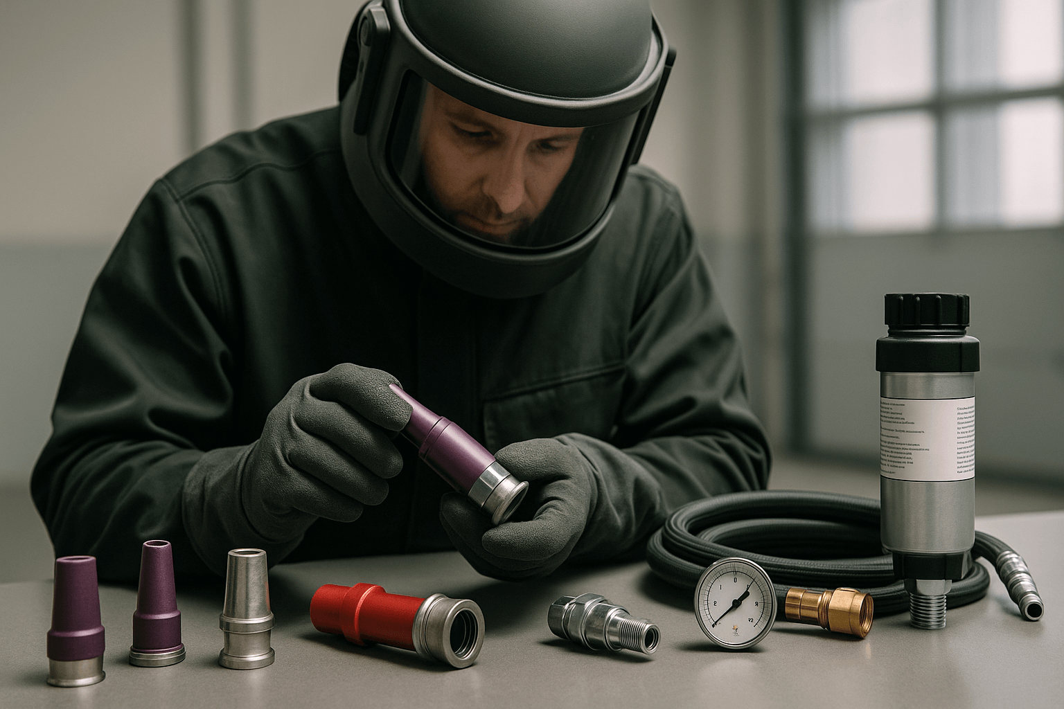 accessori per sabbiatura - protech